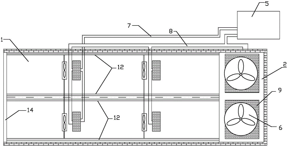 A large-capacity energy-saving and environment-friendly dense barn