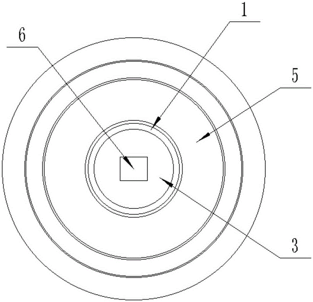 Driving bevel gear shaft