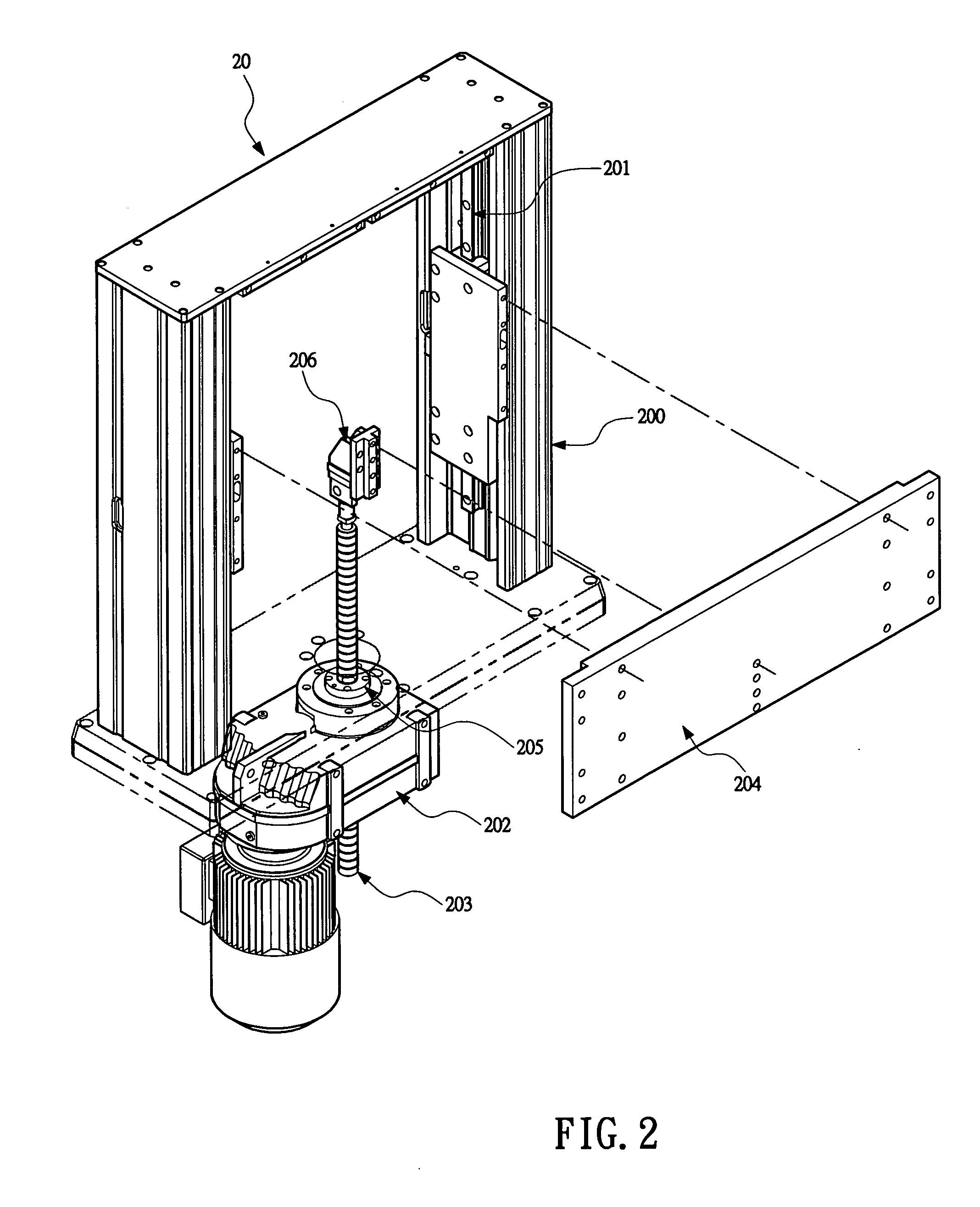 Cantilever type screen-printing machine with double platform