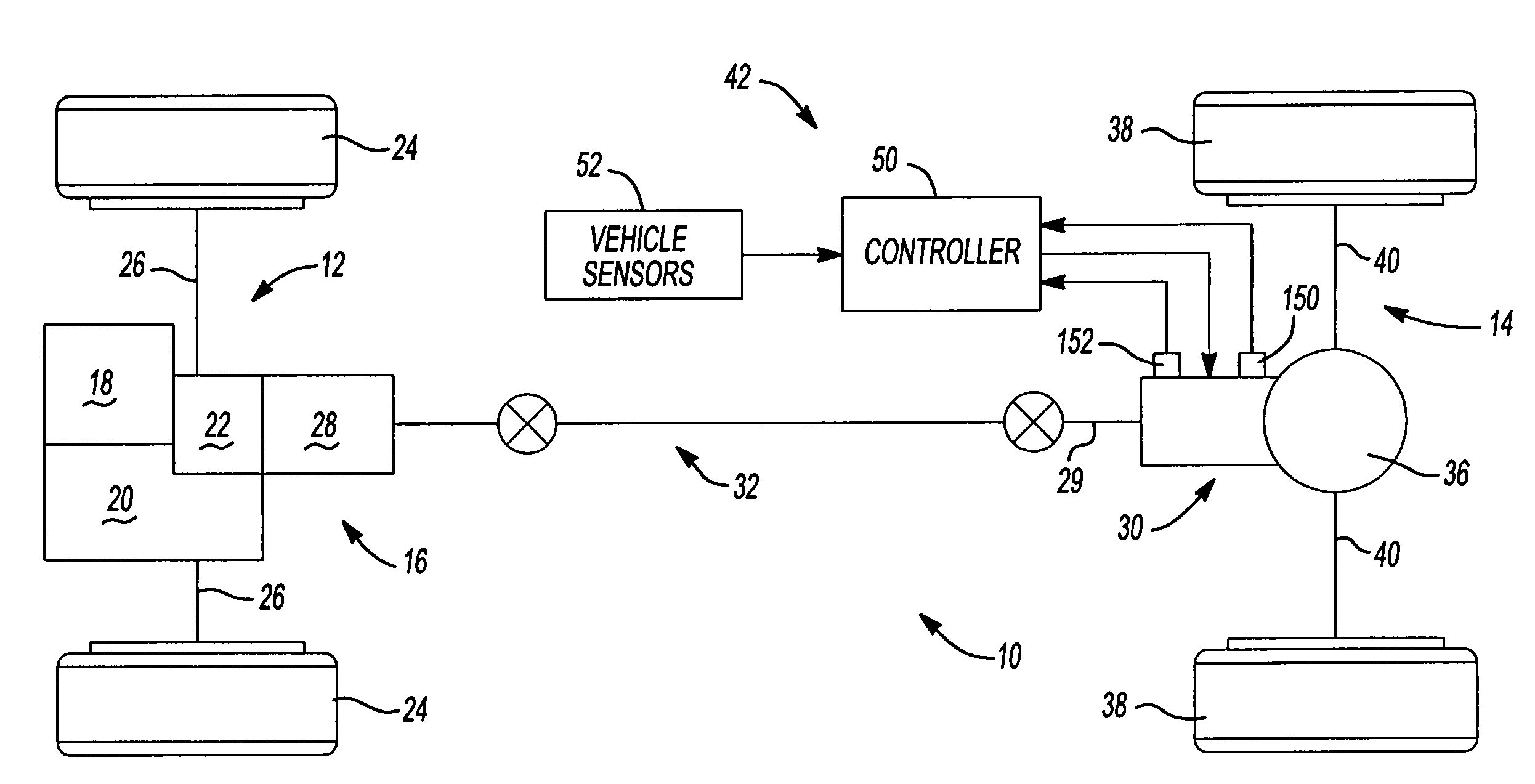 Electronically-controlled hydraulically-actuated coupling