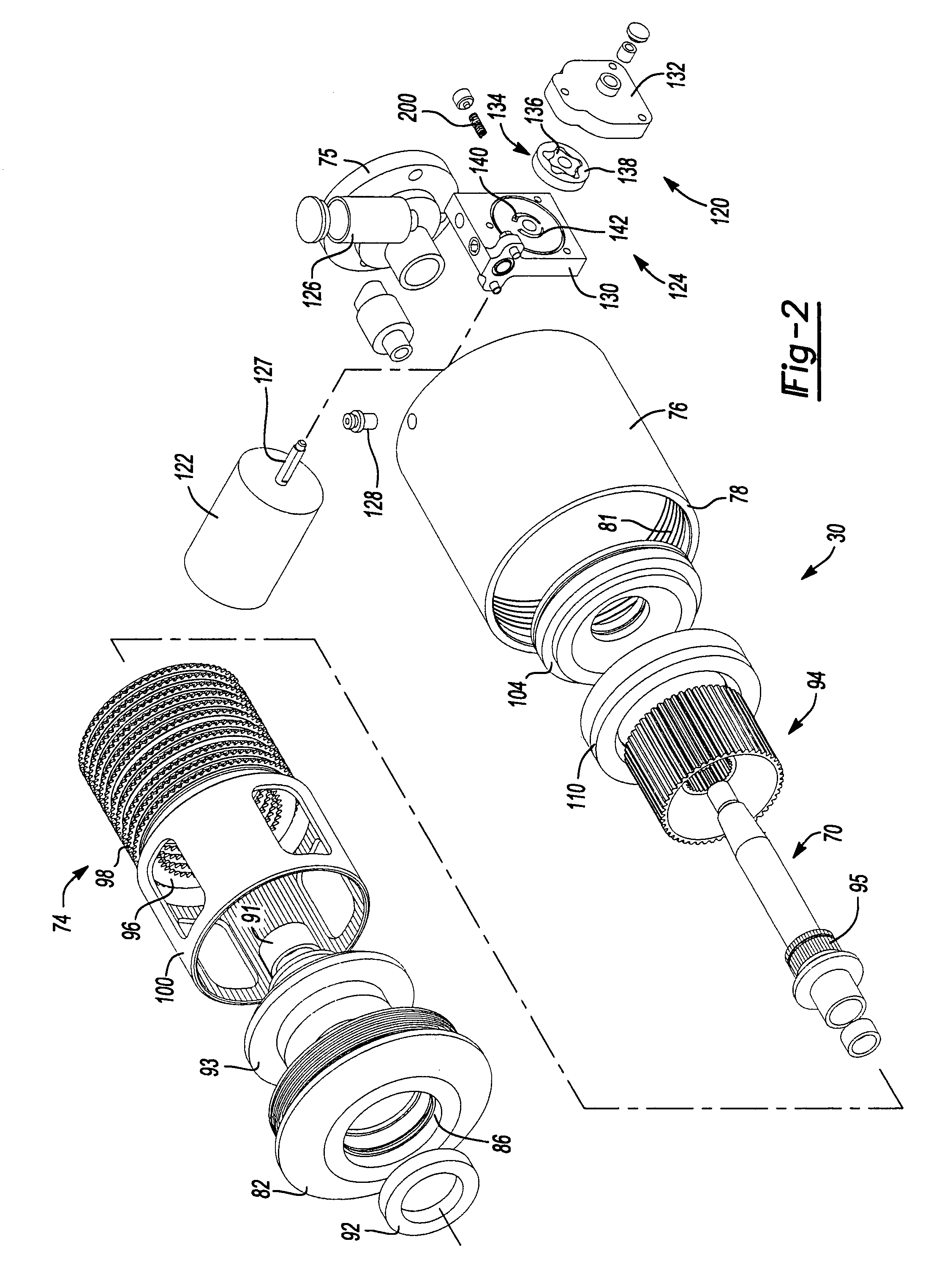 Electronically-controlled hydraulically-actuated coupling