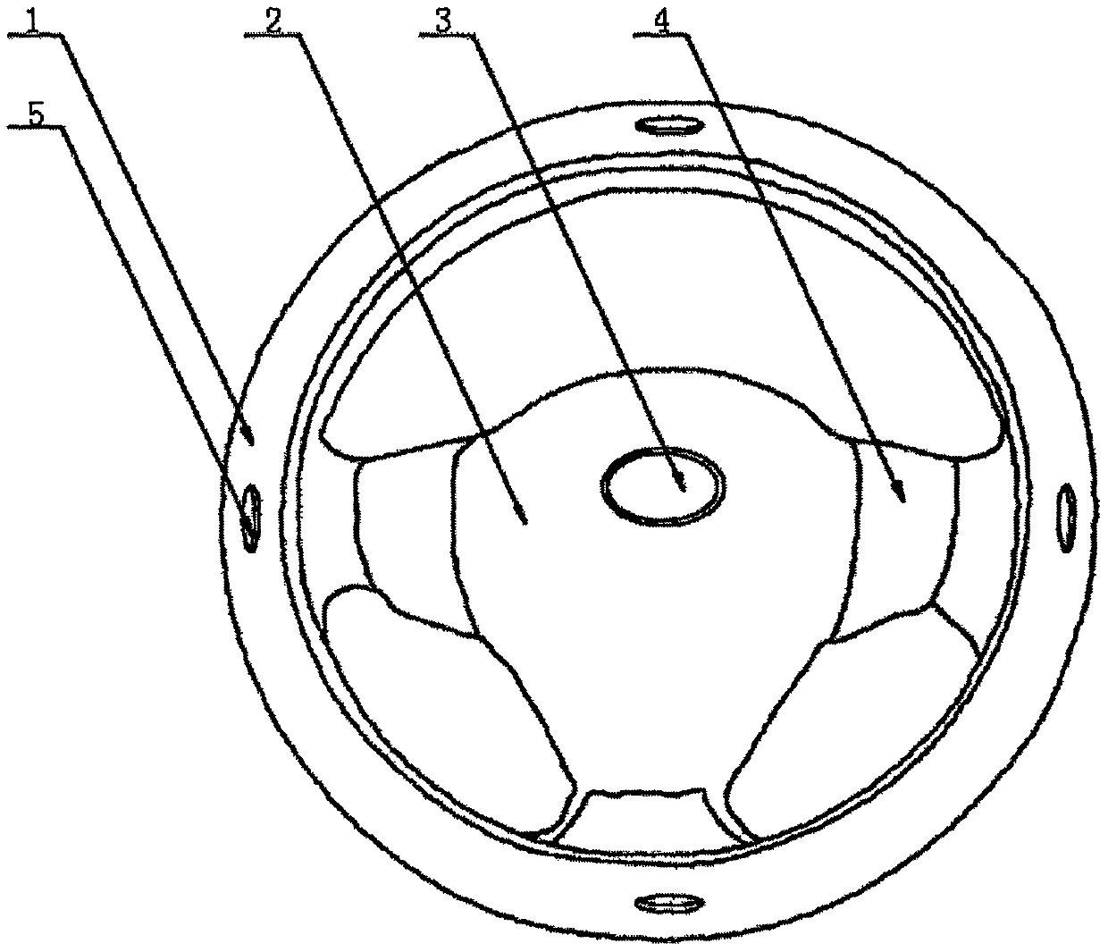 Automobile steering wheel with heating function