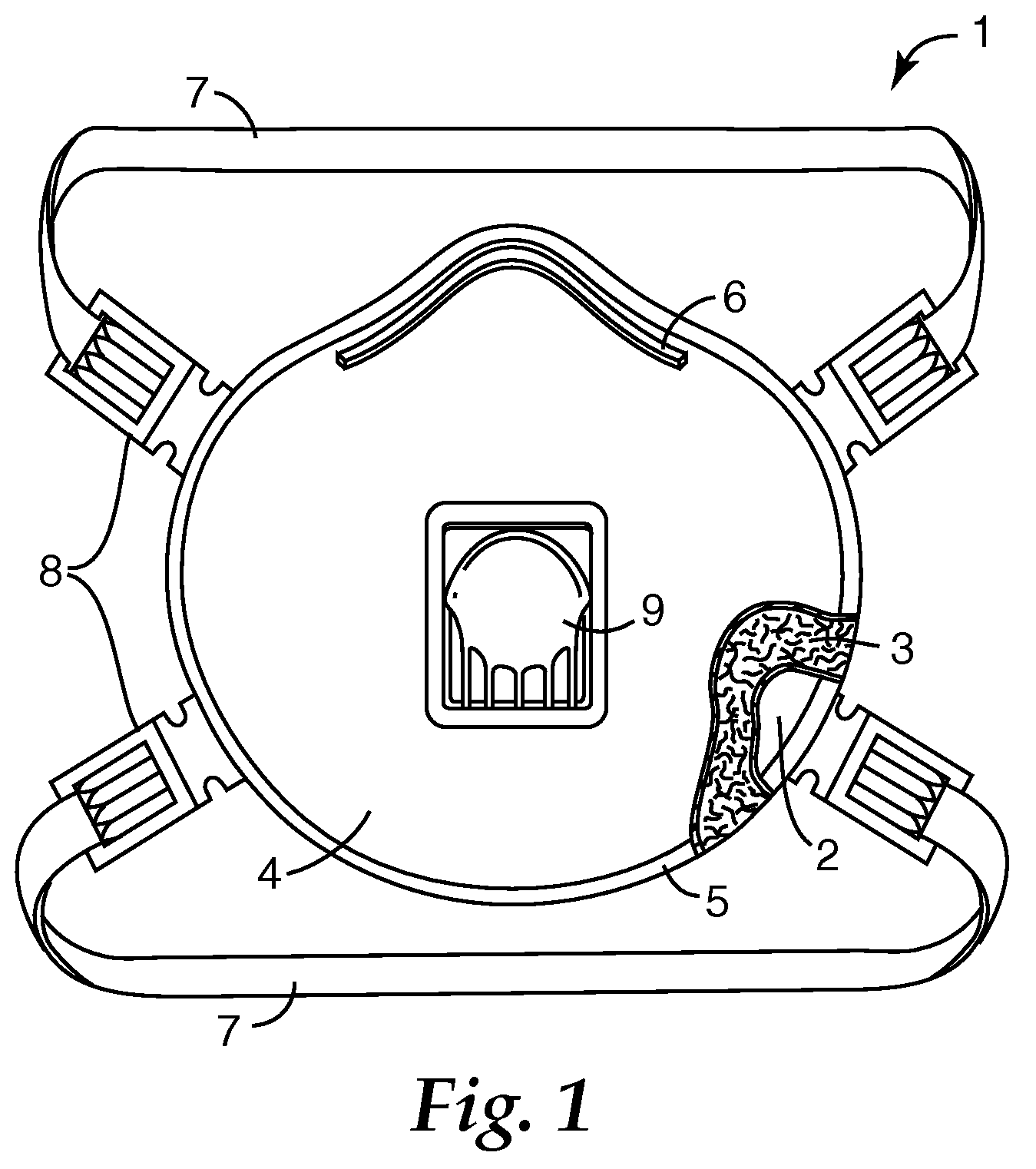 Molded Monocomponent Monolayer Respirator With Bimodal Monolayer Monocomponent Media