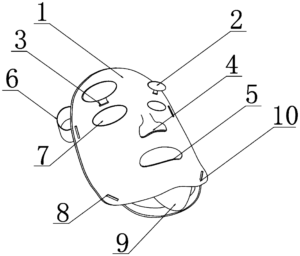 Shielding device for ophthalmologic operation