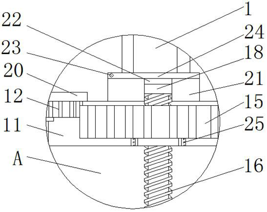 Subway covered top-down excavation structure and construction method thereof