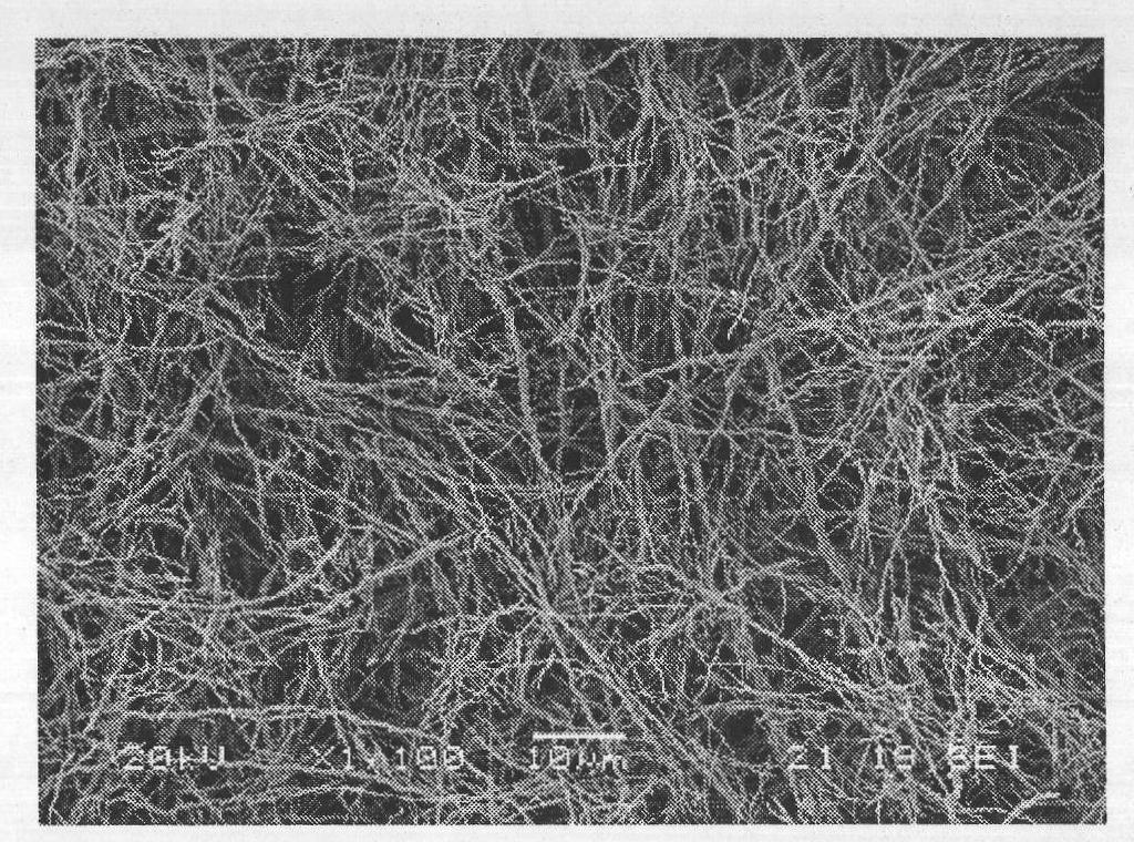 Superfine nickel fiber and preparation method thereof