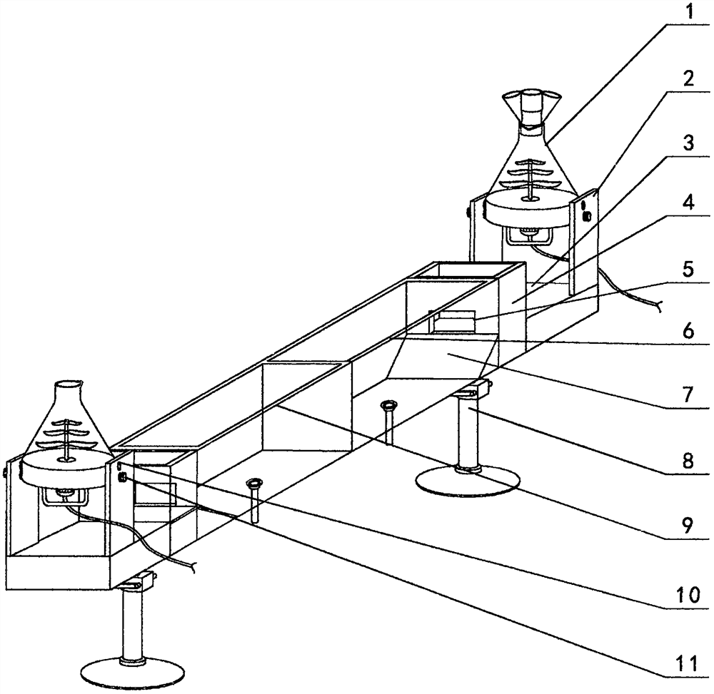 A teaching auxiliary device for geological study tank experiments