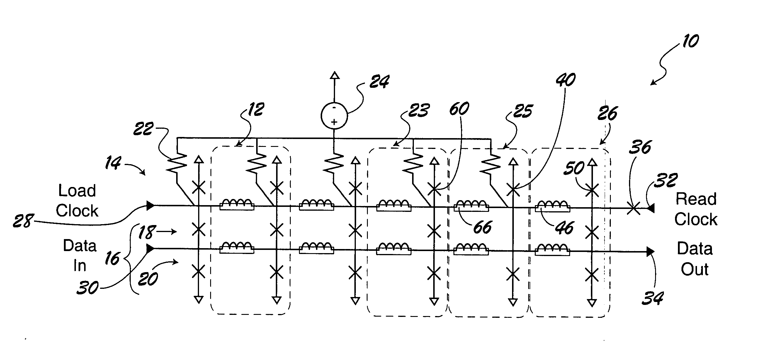 Superconducting digital first-in first-out buffer using physical back pressure mechanism