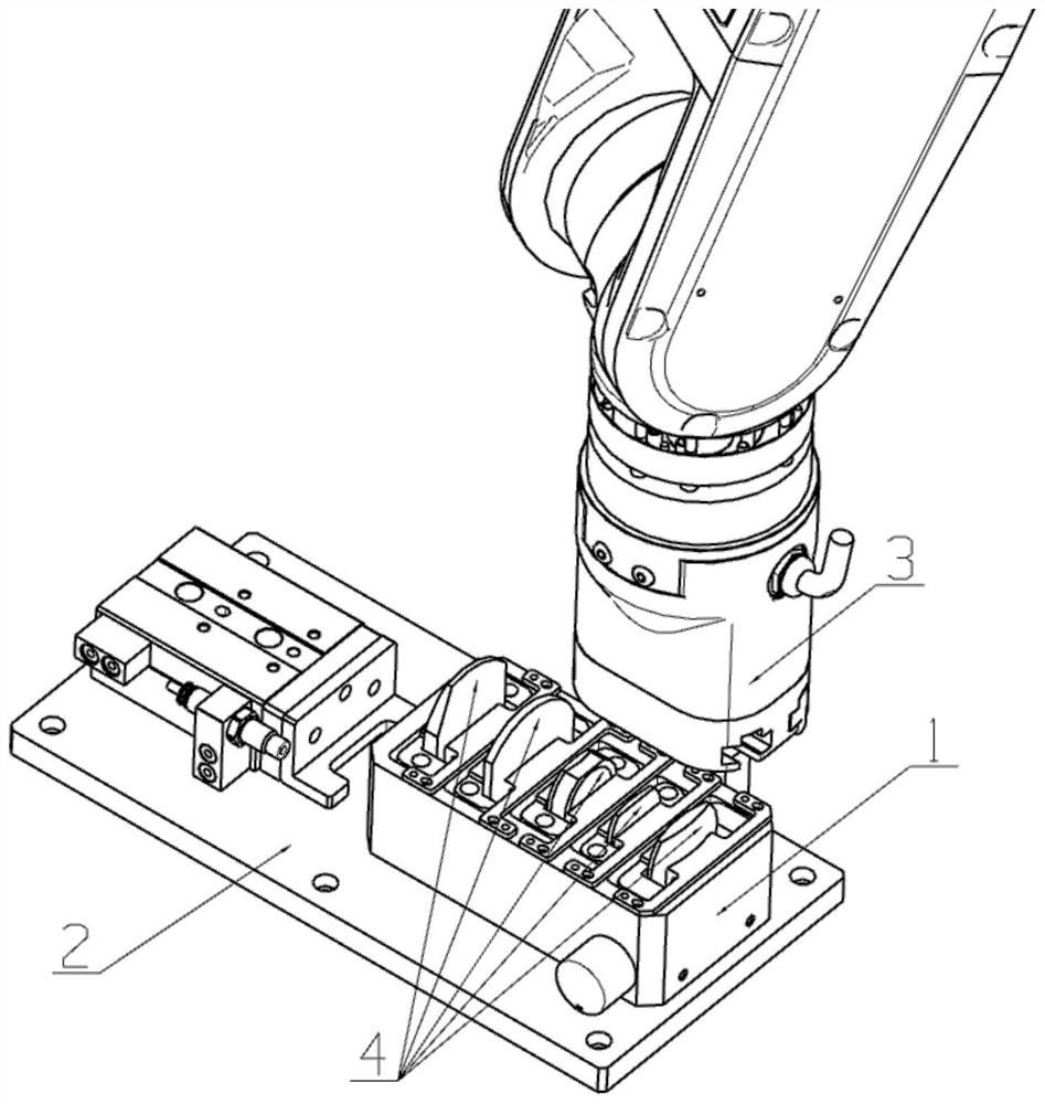 Fast-assembly zero-point positioning device and method for automatic assembly of optical element