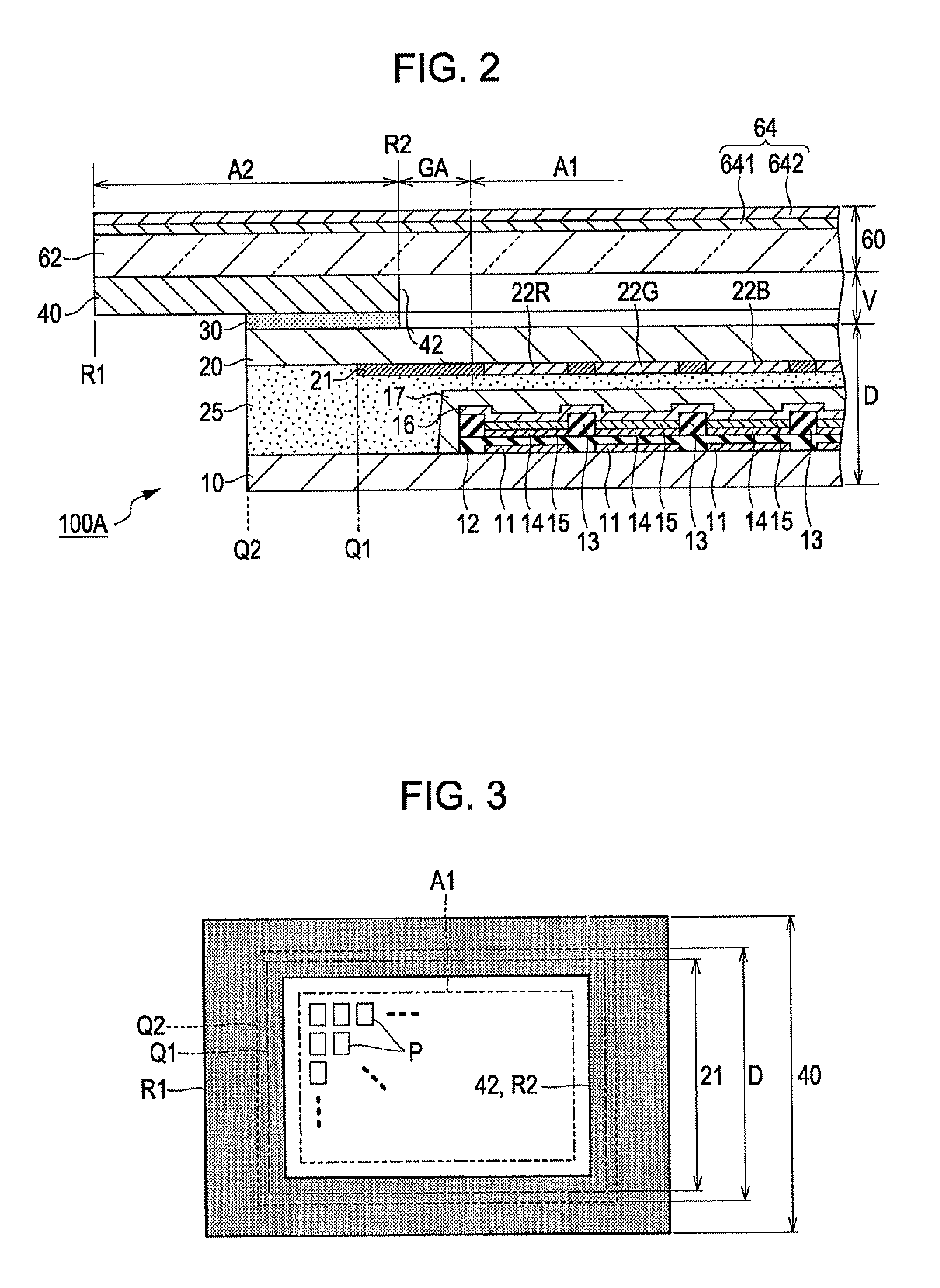 Display device and electronic apparatus