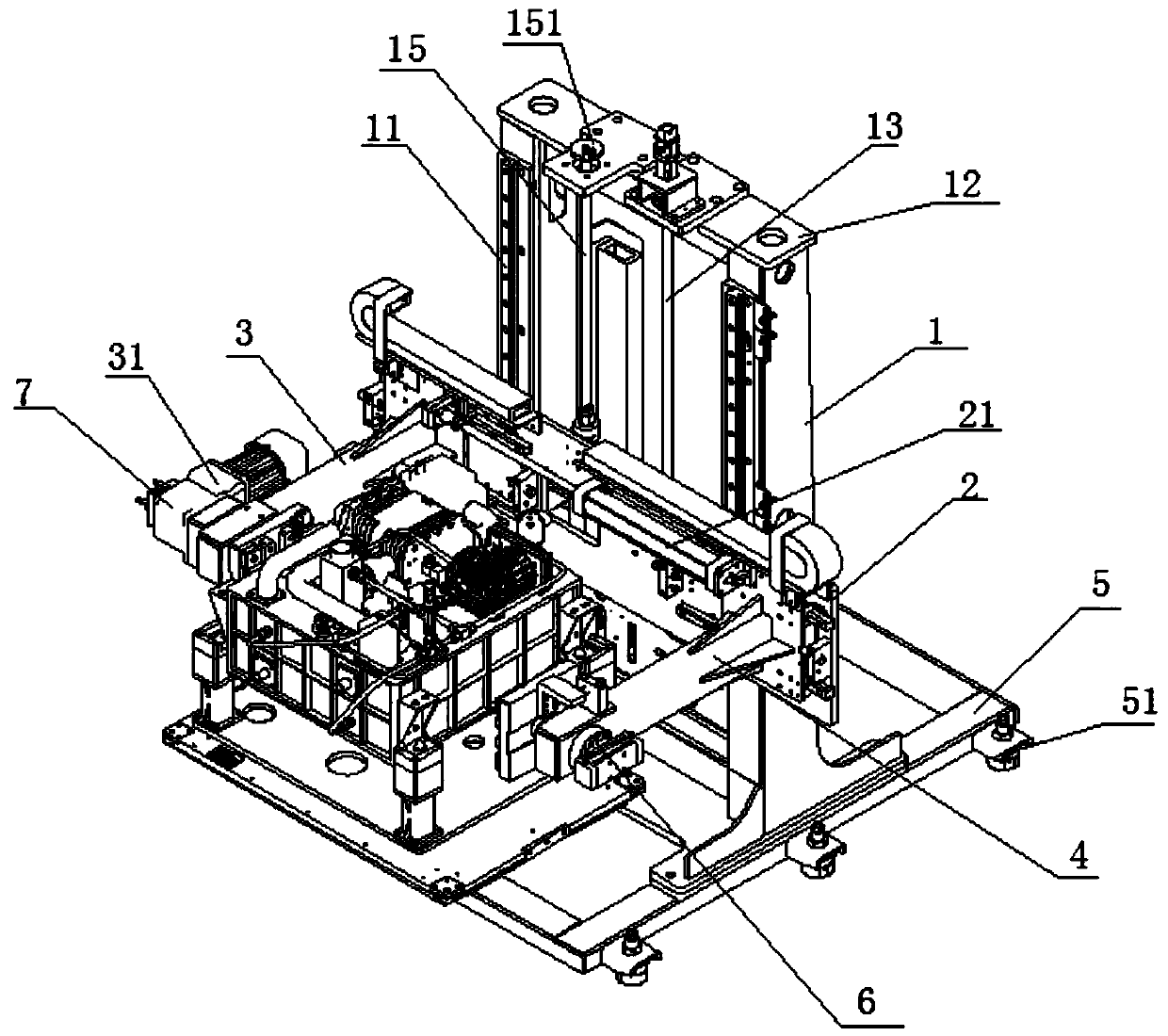 Fuel cell stack turnover equipment and working method thereof