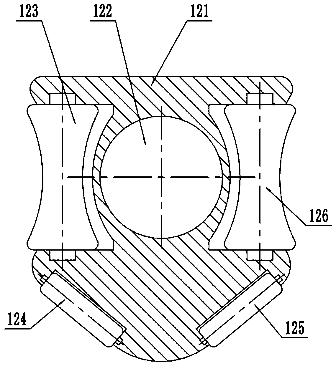 An inflation device for a pillow packaging machine