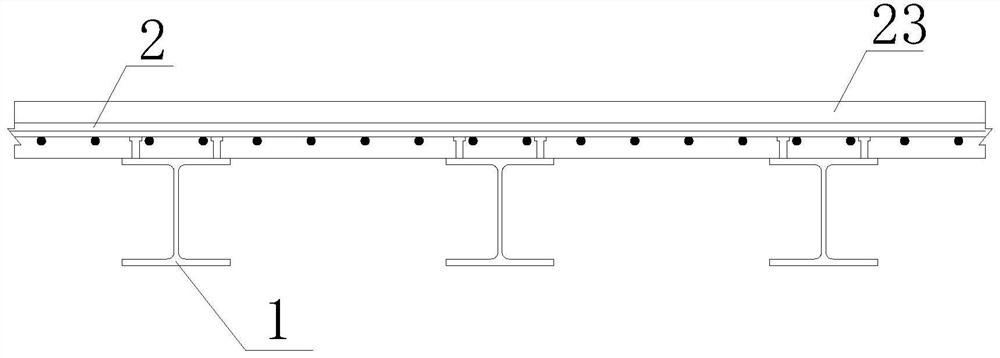 Joint connecting structure of profile steel-UHPC composite board