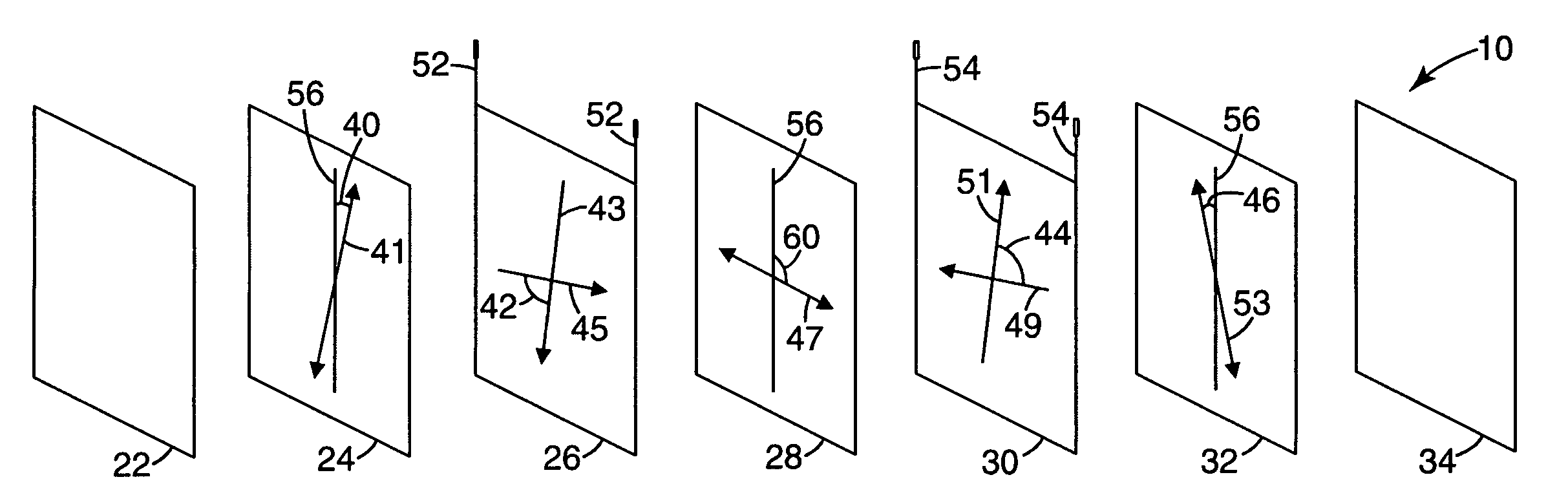 Automatic darkening filter with offset polarizers