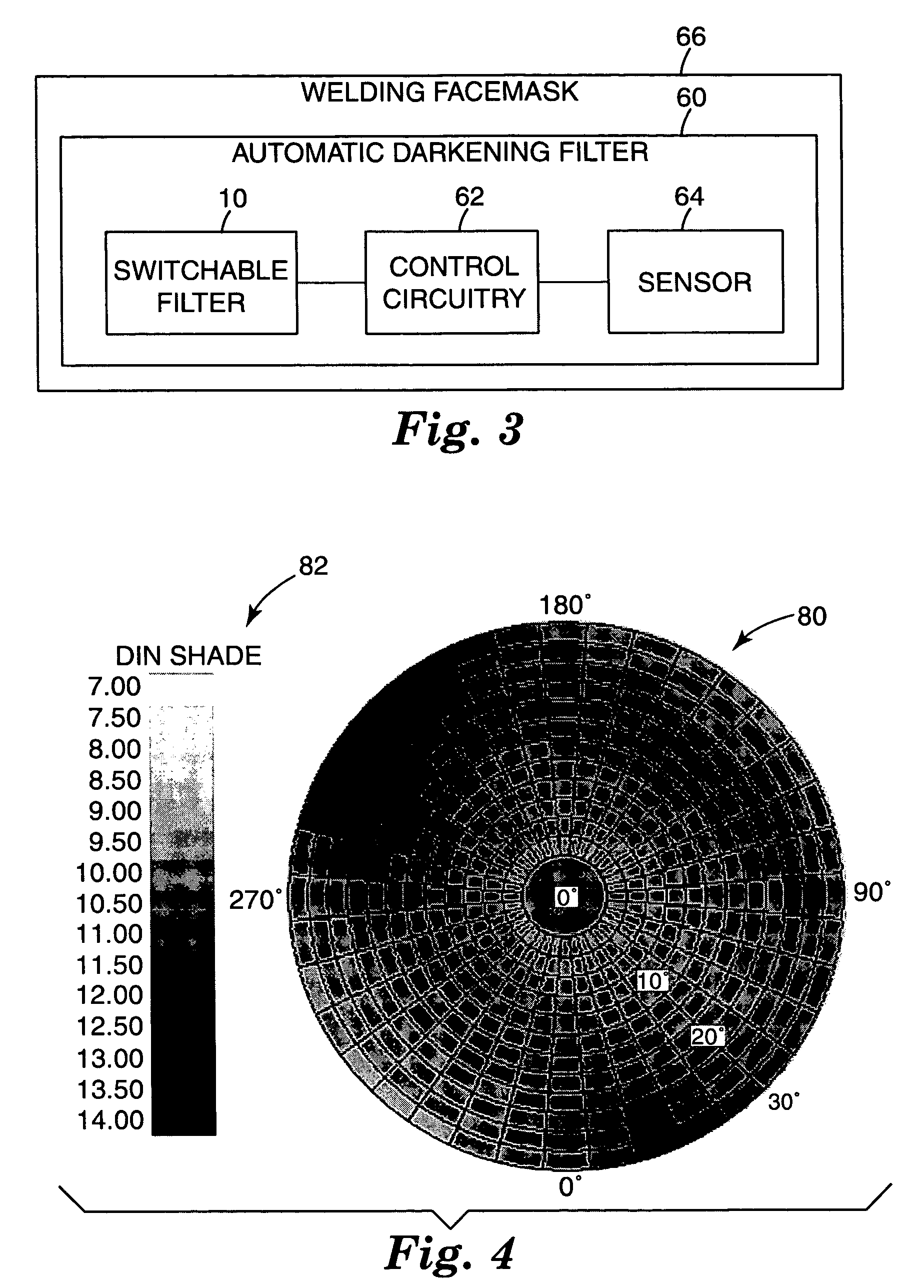 Automatic darkening filter with offset polarizers