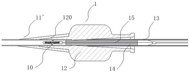 A self-expanding stent introduction device