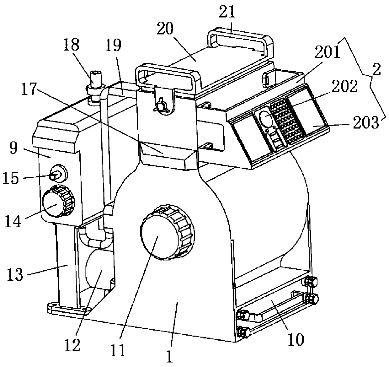 Waste mask centralized destroying device