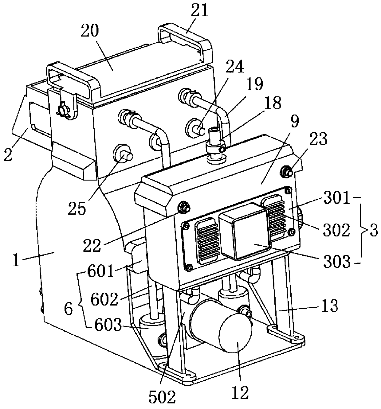 Waste mask centralized destroying device