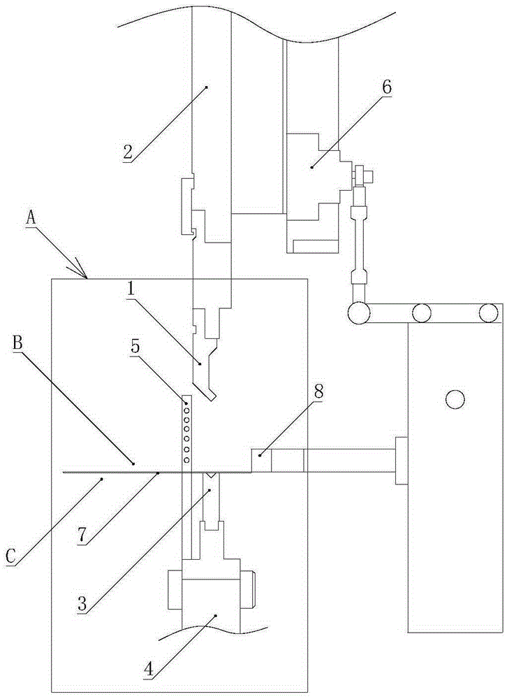 Numerical control bending machine with smart safety light curtain and safety protection device and method