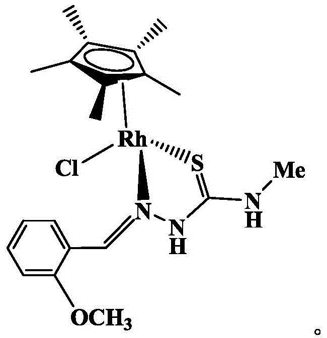 Rhodium complex as well as preparation method and application thereof