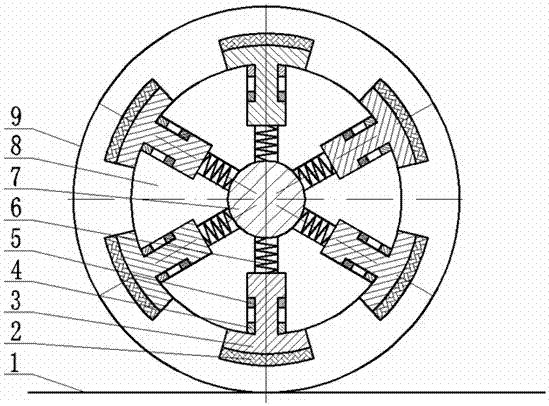 The car wheel breaks away from the safety protection device