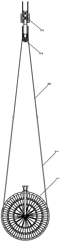 Submarine cable bending test device