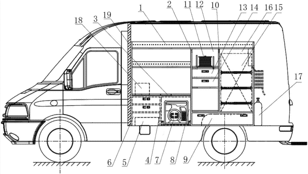 Implement method of providing mobile car door-to-door maintenance service and car