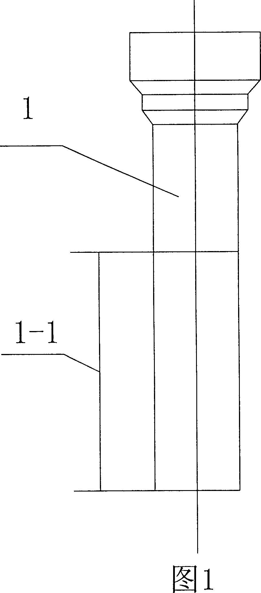 Preprocessing  technology for processing integral key shaft