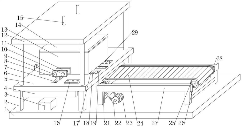 Rapid packaging and conveying equipment for e-commerce commodities