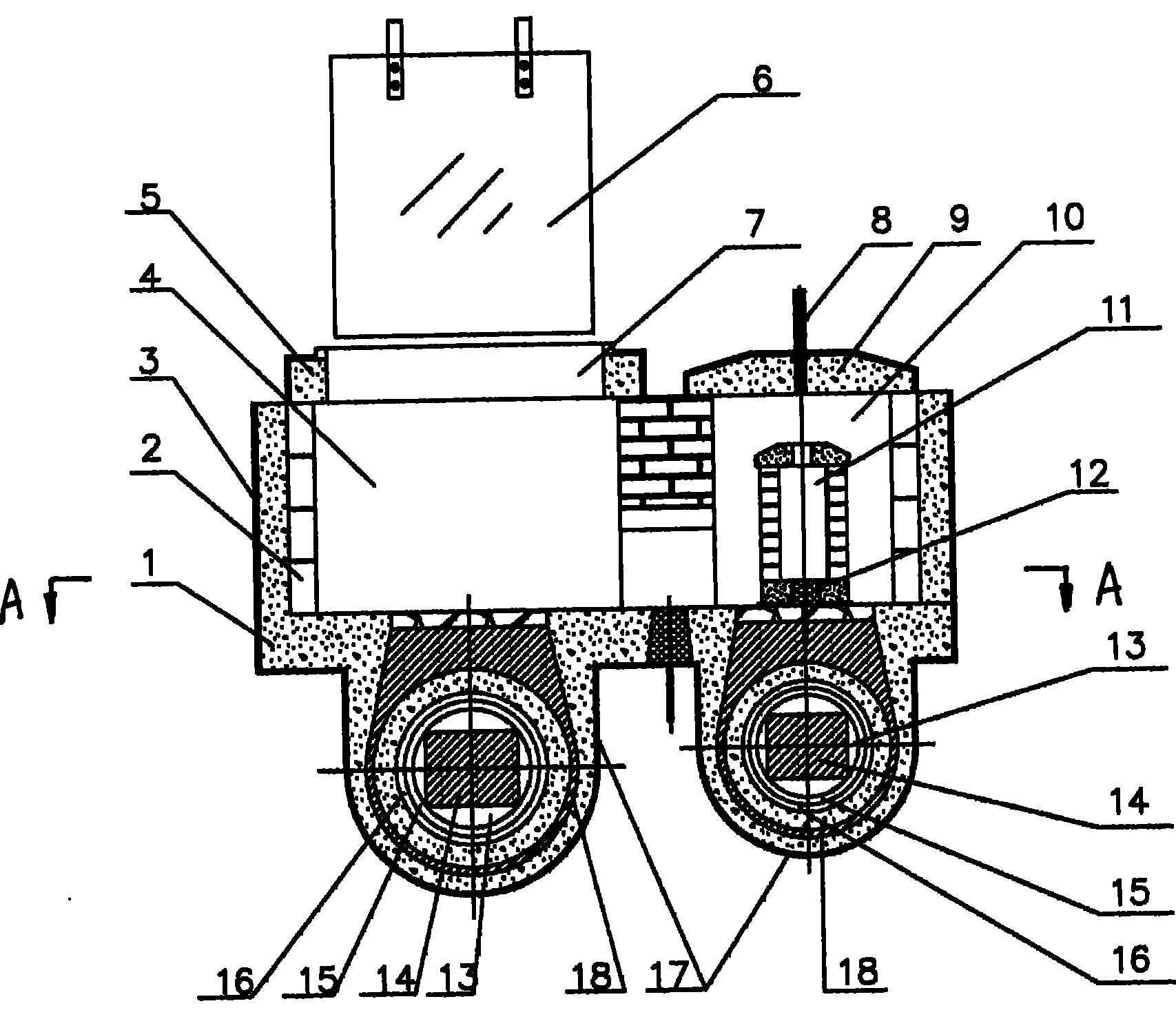 Method for continuously converting and casting oxygen-free copper ingot