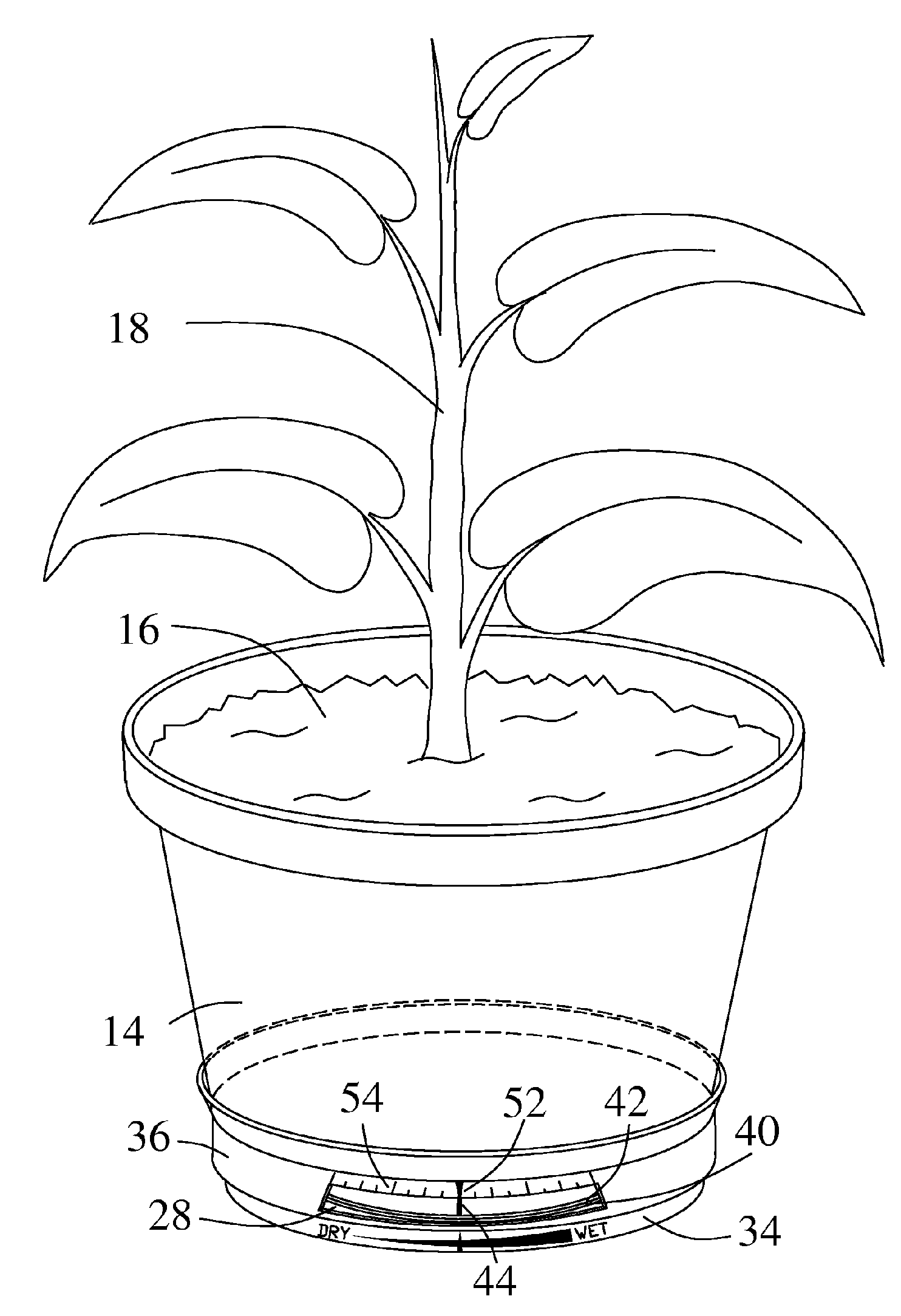 Weight change indicating apparatus