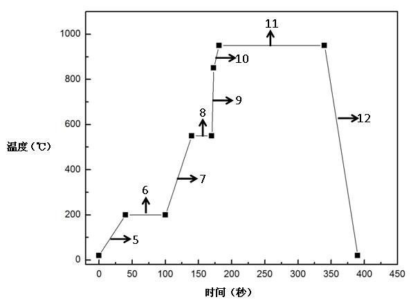 Rapid annealing method for ohmic contact of metal and silicon carbide