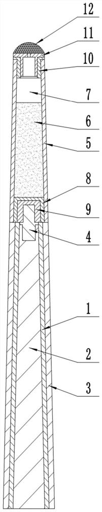 Composite billiard cue