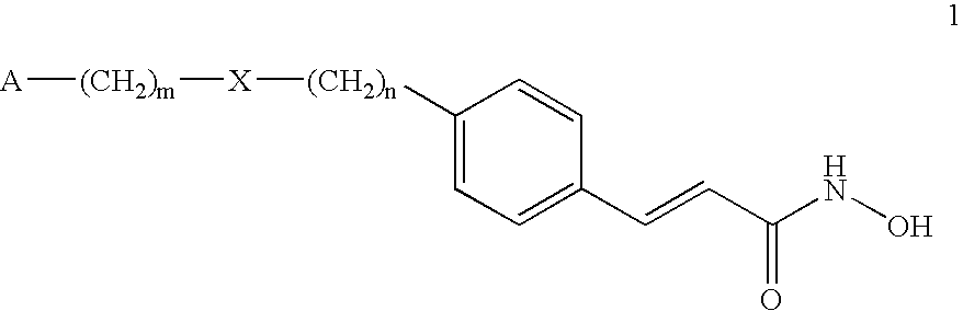 Alpha, beta-unsaturated hydroxamic acid derivatives and their use as histone deacetylase inhibitors