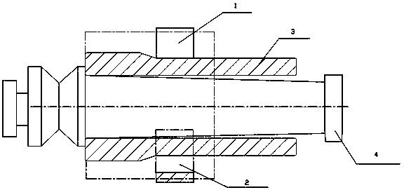 2.25Cr1Mo0.25V steel large-sized tube body forge piece forging rolling combined manufacturing method