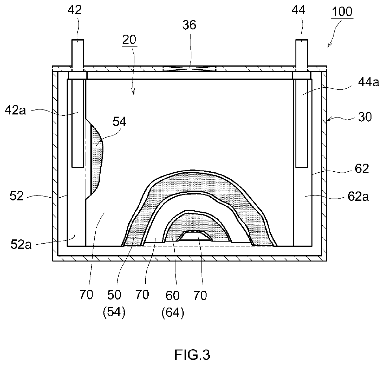 Positive electrode of secondary battery, and secondary battery using same