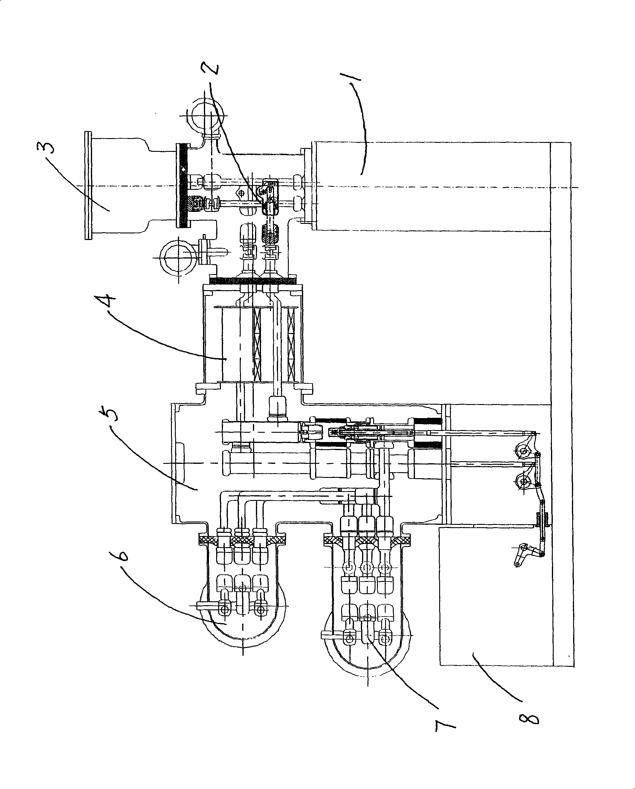 Gas insulated metal sealing switch equipment