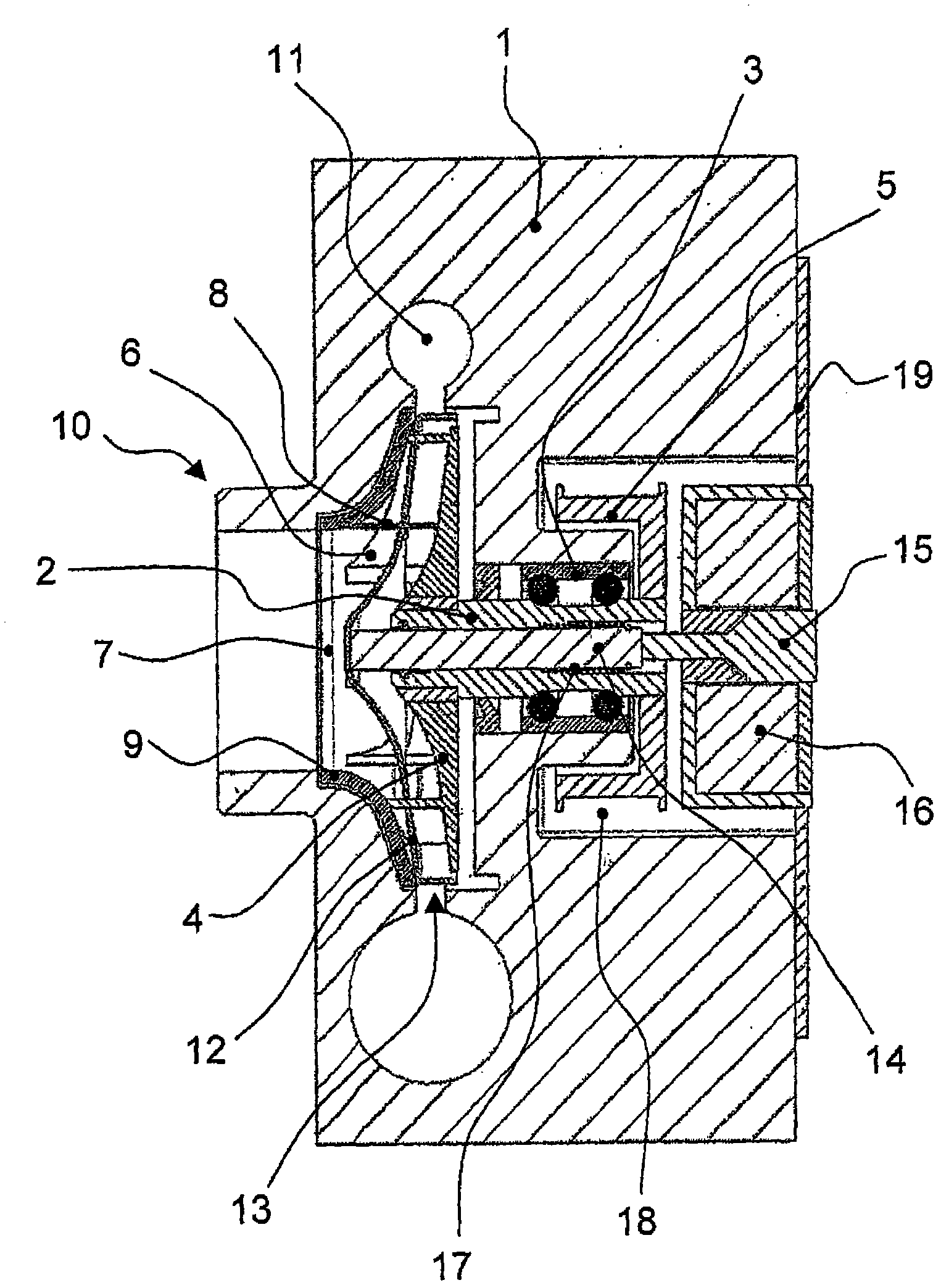 Controllable coolant pump