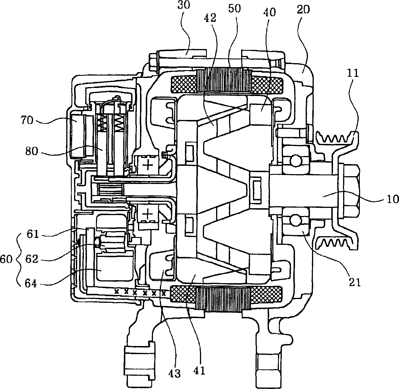 Rectifying device of vehicle AC generator