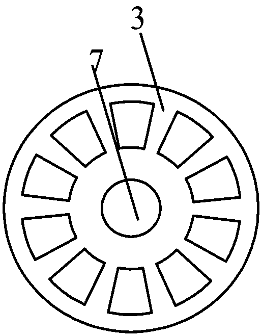 Aviation built-in permanent magnet starter generator