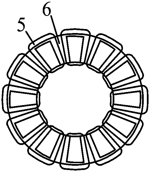 Aviation built-in permanent magnet starter generator