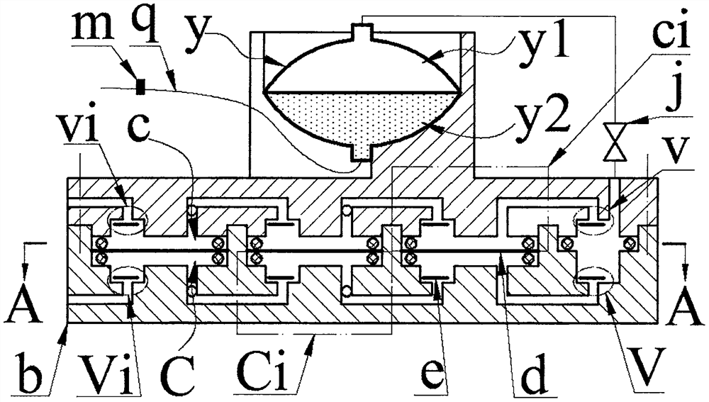 A step-by-step pressurized pneumatic infusion device