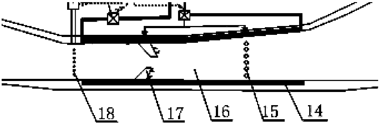 Gas suction type engine cold start system and cold start method