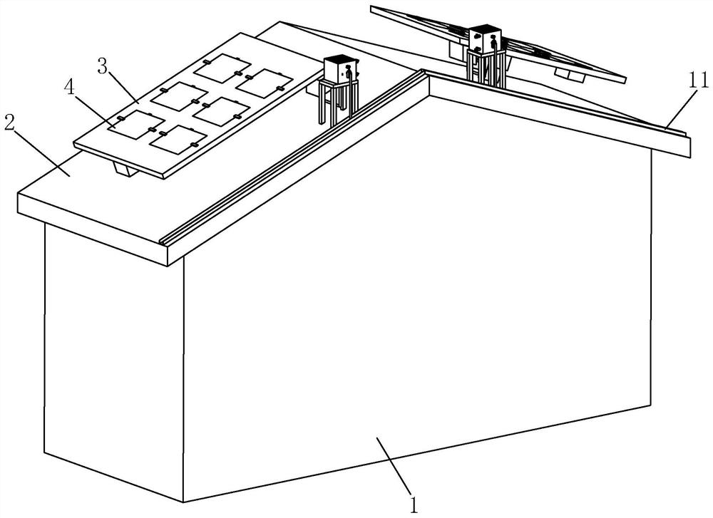 Modern urban green energy-saving building