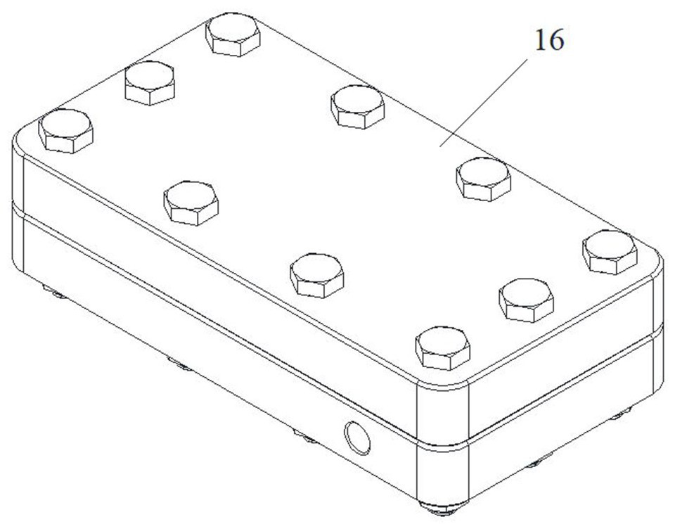 A test device and test method for the permeability of carbon fiber cloth laying direction