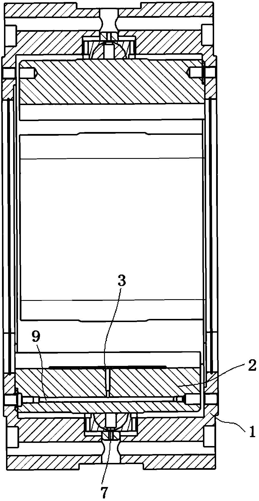 Bearing structure lubricated with supercritical CO2