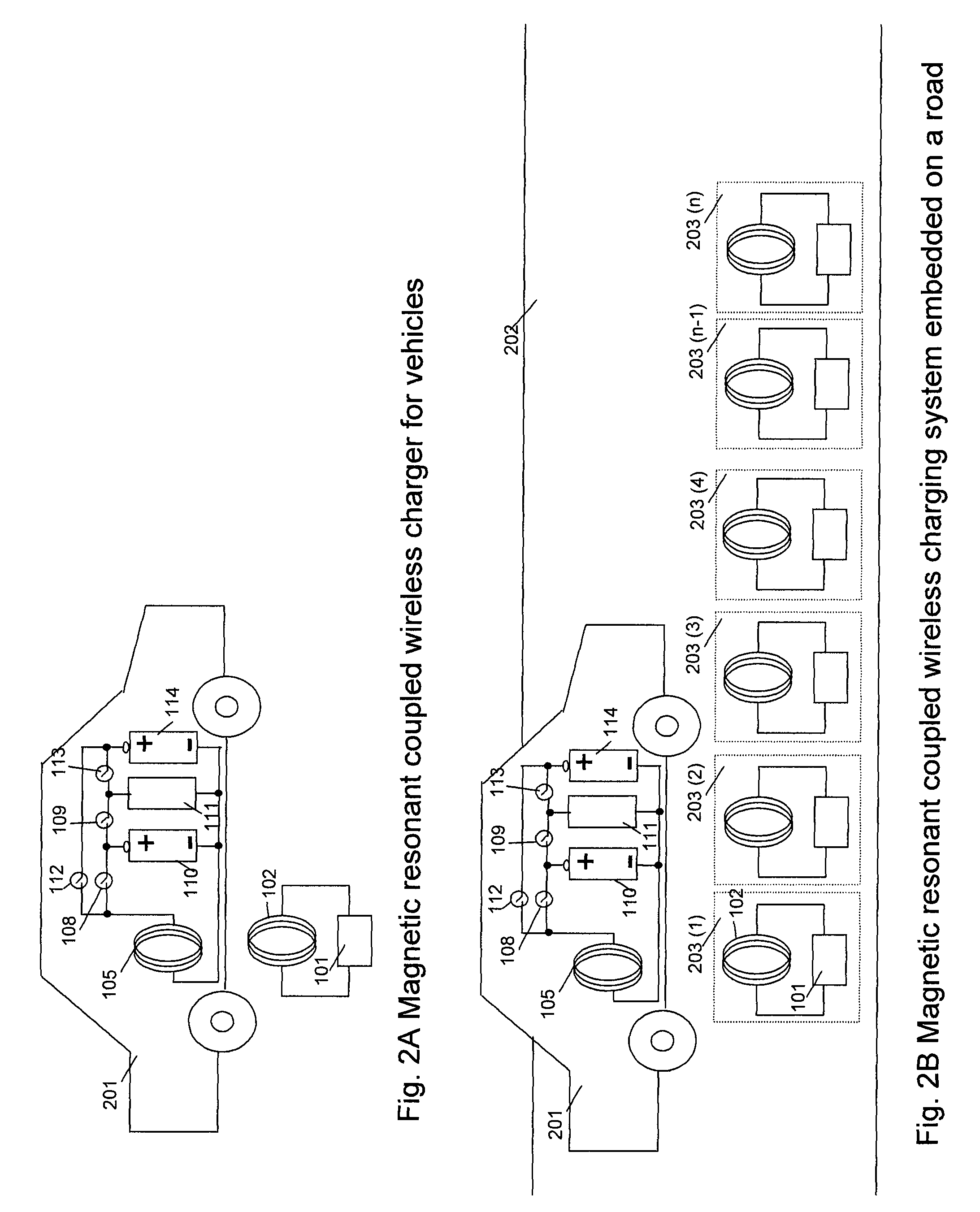 Wireless charging system for vehicles