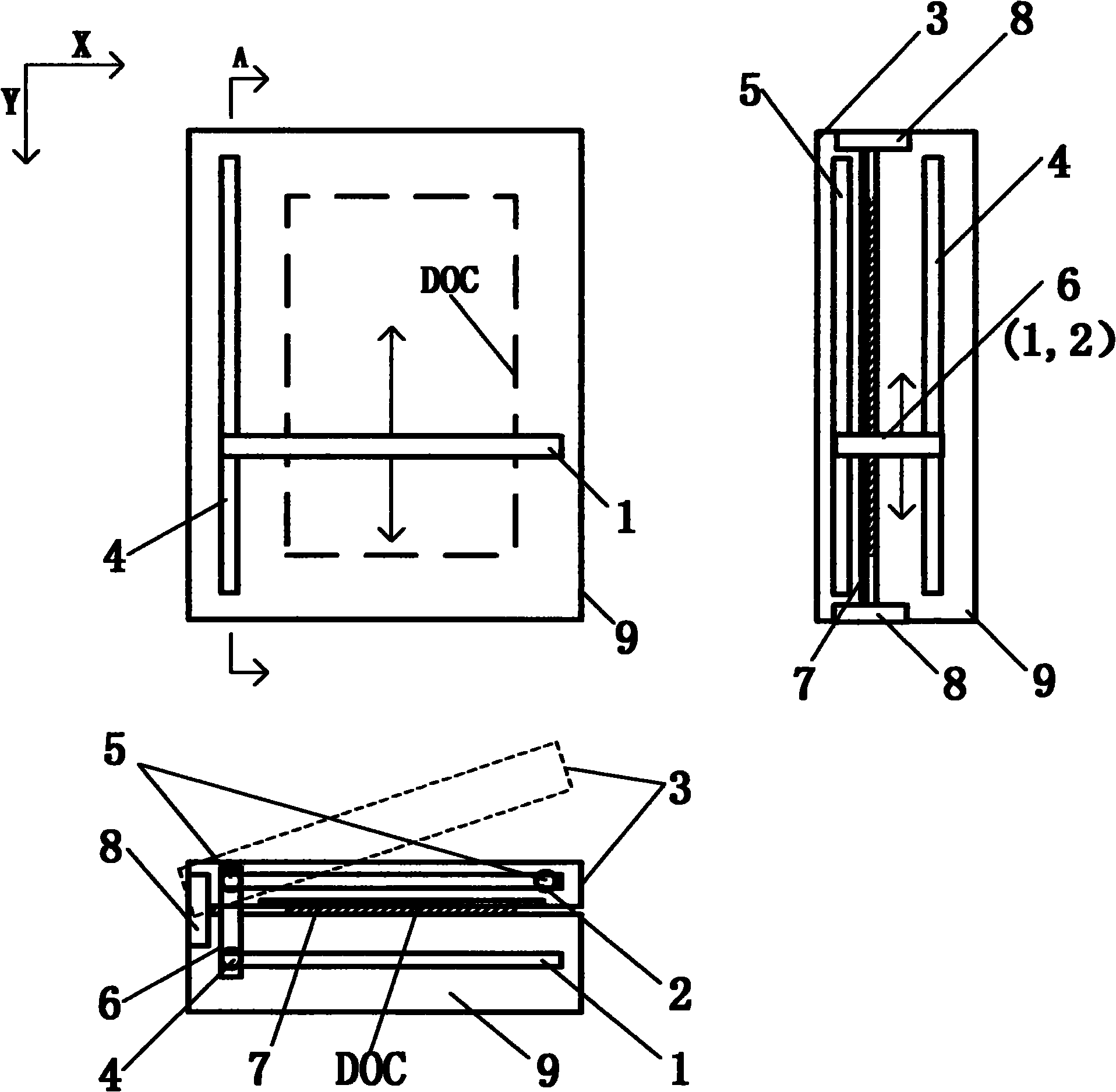 Double-sided scanning flatbed scanner