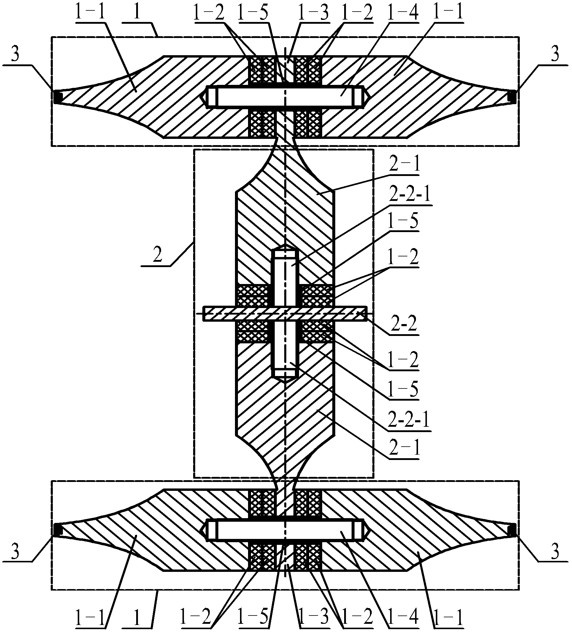 Sandwich I-shaped four-footed linear ultrasonic motor vibrator