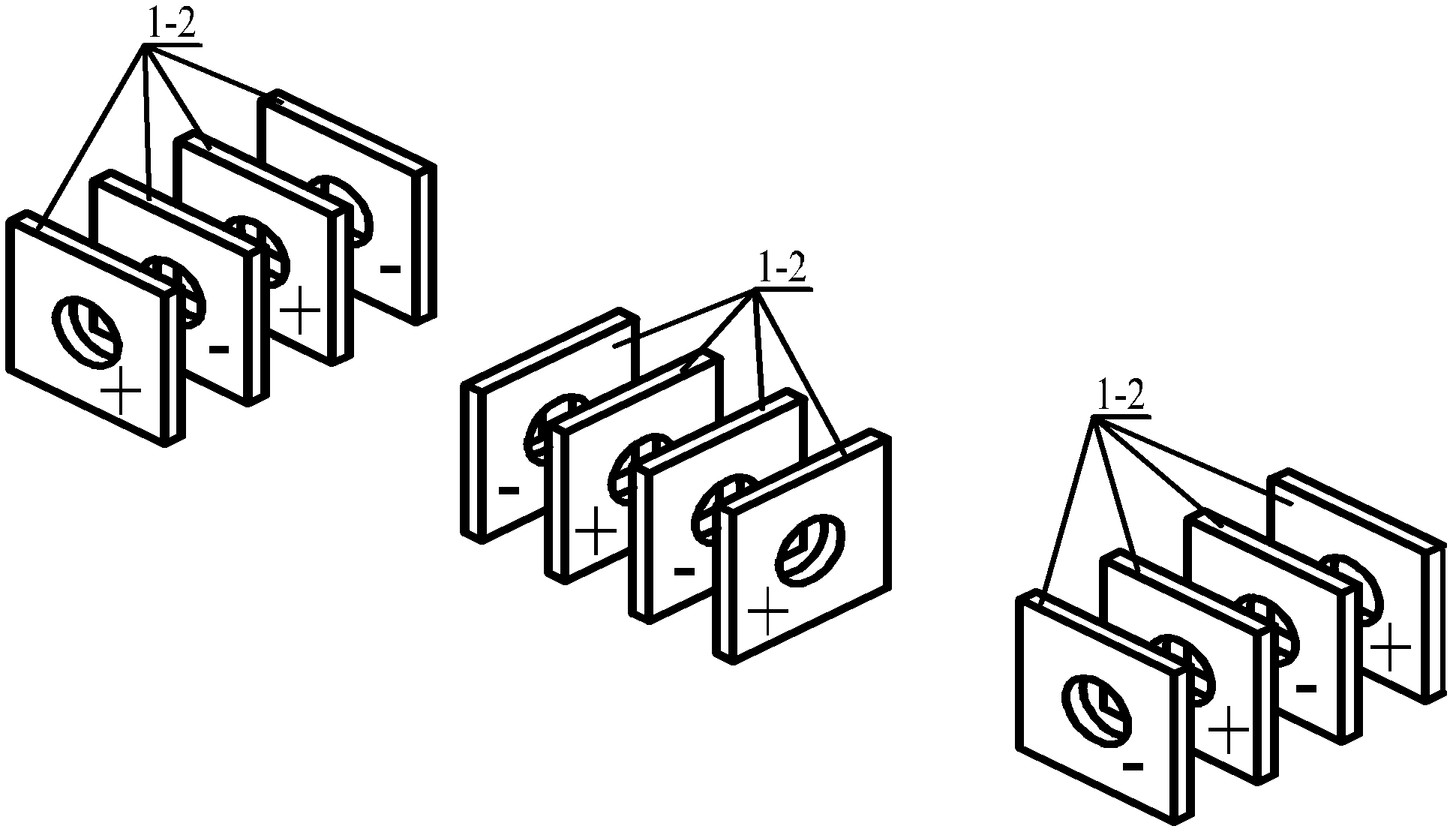 Sandwich I-shaped four-footed linear ultrasonic motor vibrator